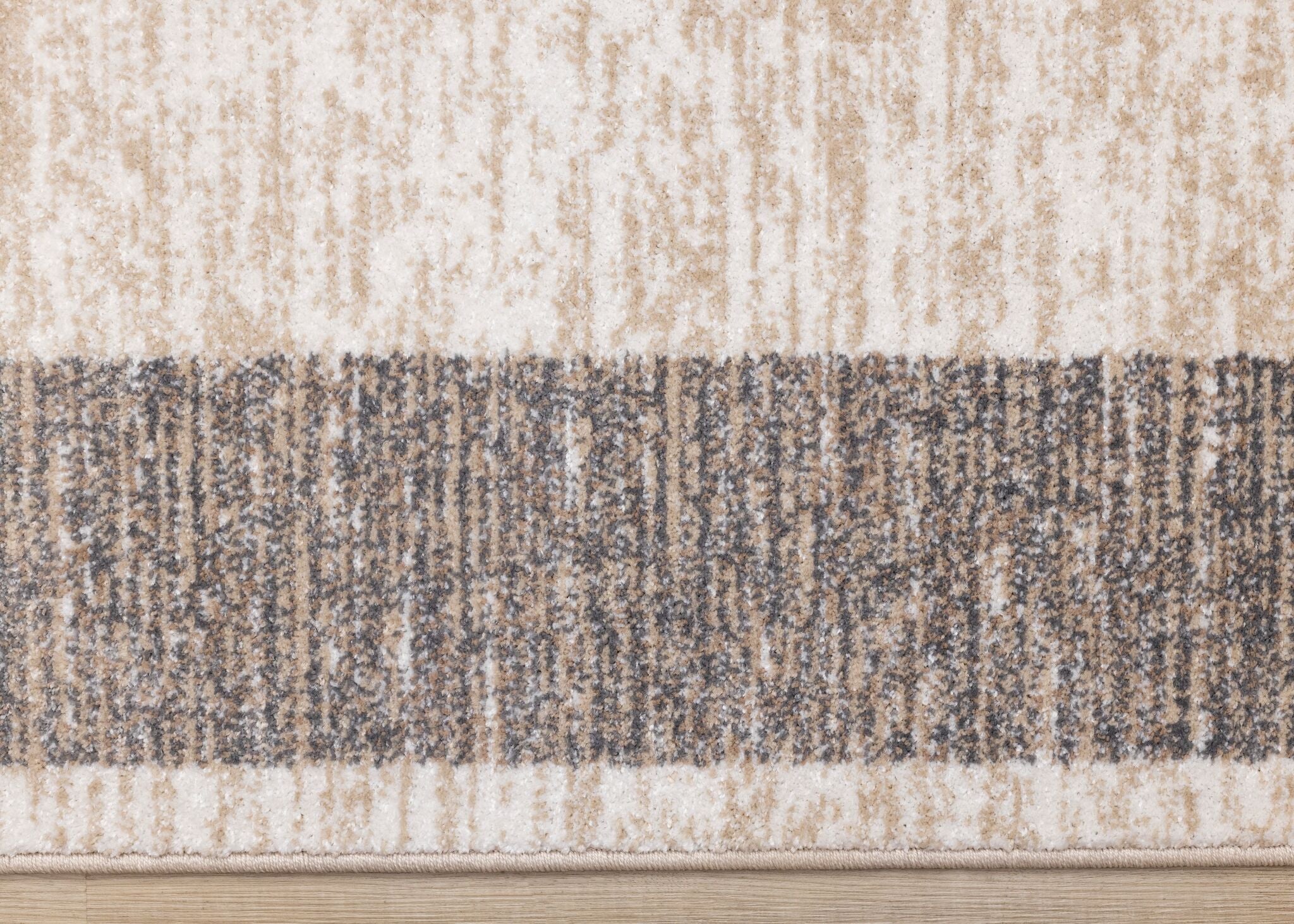 Earthly Essence 5'3" x 7'7" Distressed Border Area Rug - Taupe - Image 7