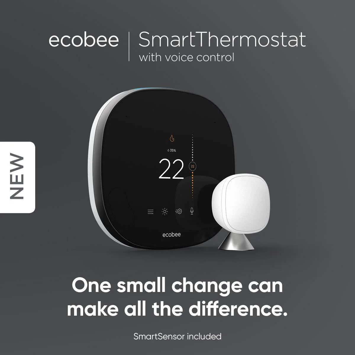 ecobee SmartThermostat with Voice Control - EB-STATE5C-01 - Image 2