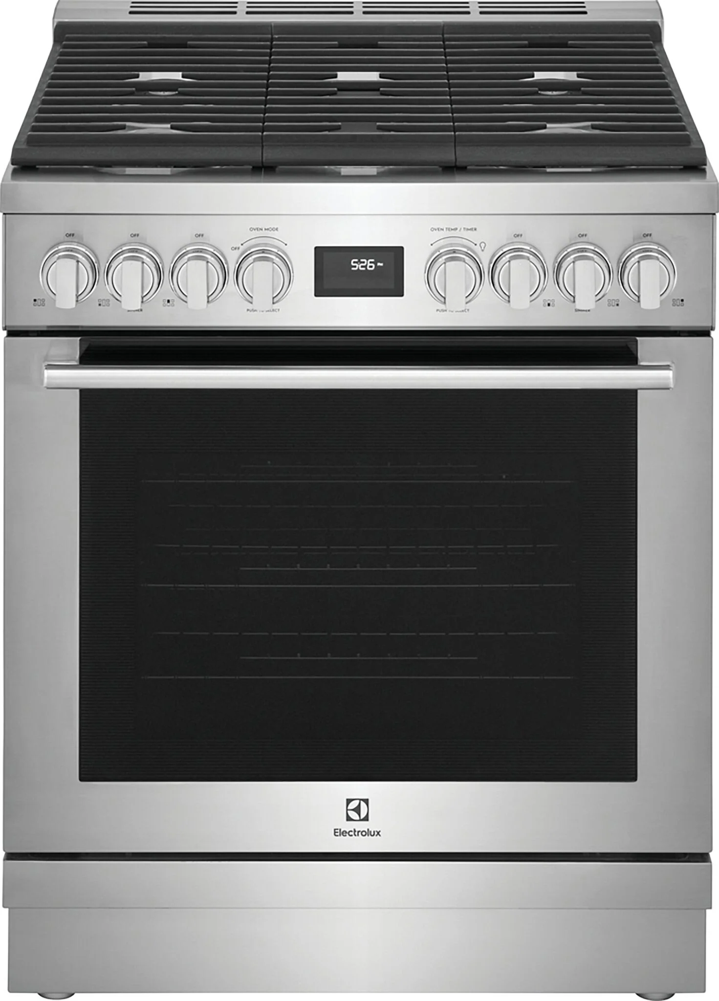 Electrolux Stainless Steel Freestanding Dual-Fuel Range (4.6 Cu. Ft.) - ECFD3068AS