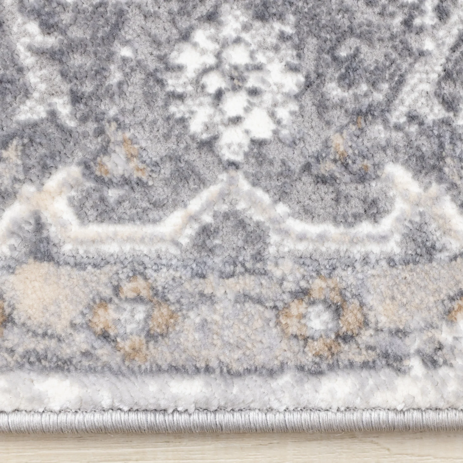 Elegant Traditional Area Rug - 7' X 10' - Grey/Brown - Image 10