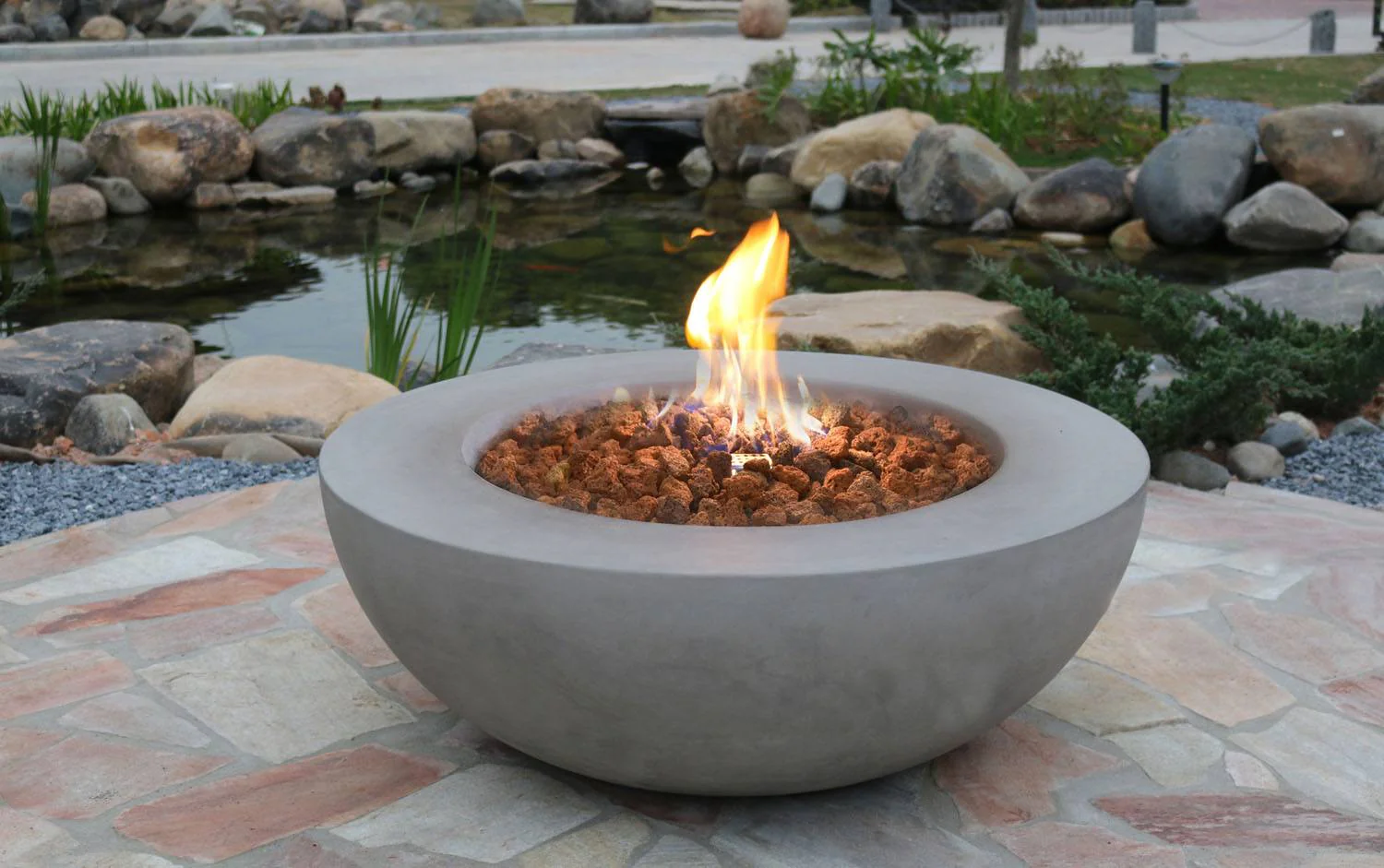 Elementi Luna Bowl Fire Table - Natural Gas - Image 2