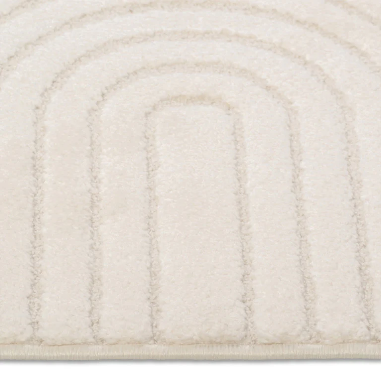 Elio Arches Rug - 3' x 5' - Almond Cream - Image 4