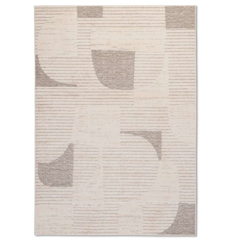 Elio Shapes Rug - 3' x 5' - Light Brown