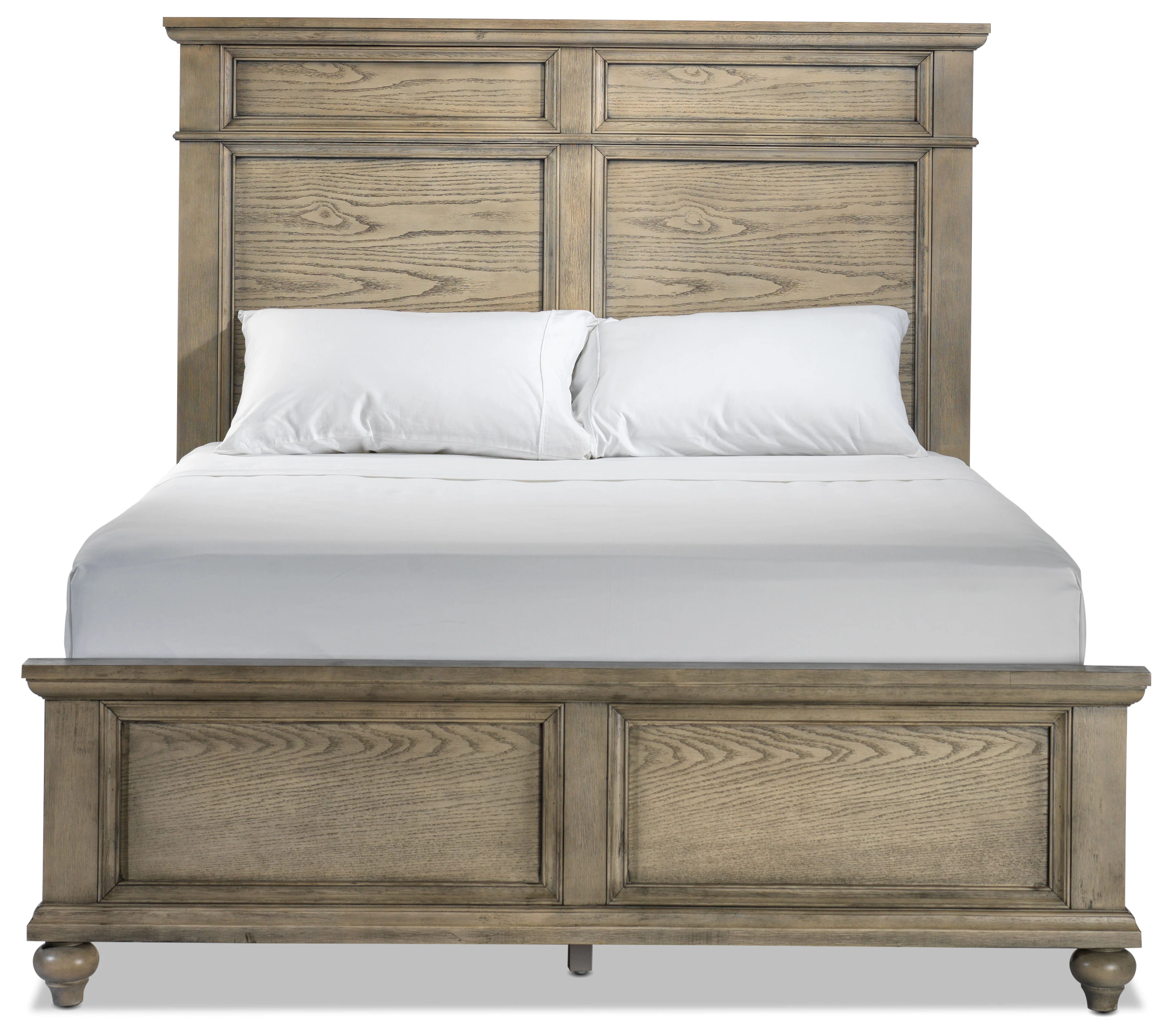Emma 3-Piece King Bed - Oak - Image 3