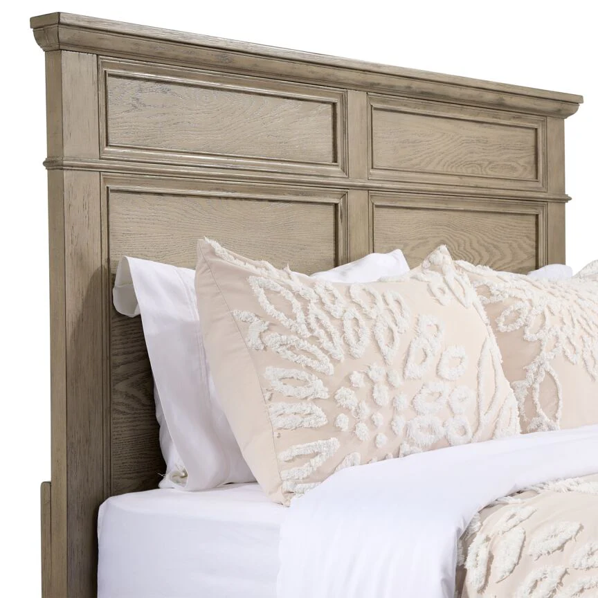 Emma 3-Piece Queen Storage Bed - Oak - Image 4