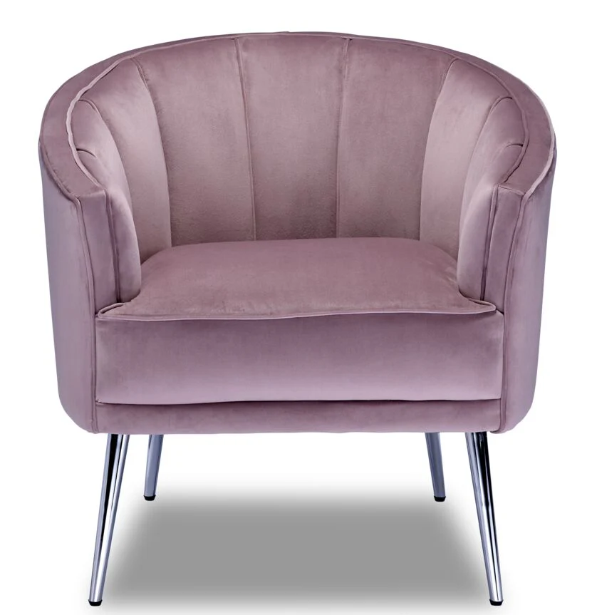 Emory Accent Chair-Pink - Image 2
