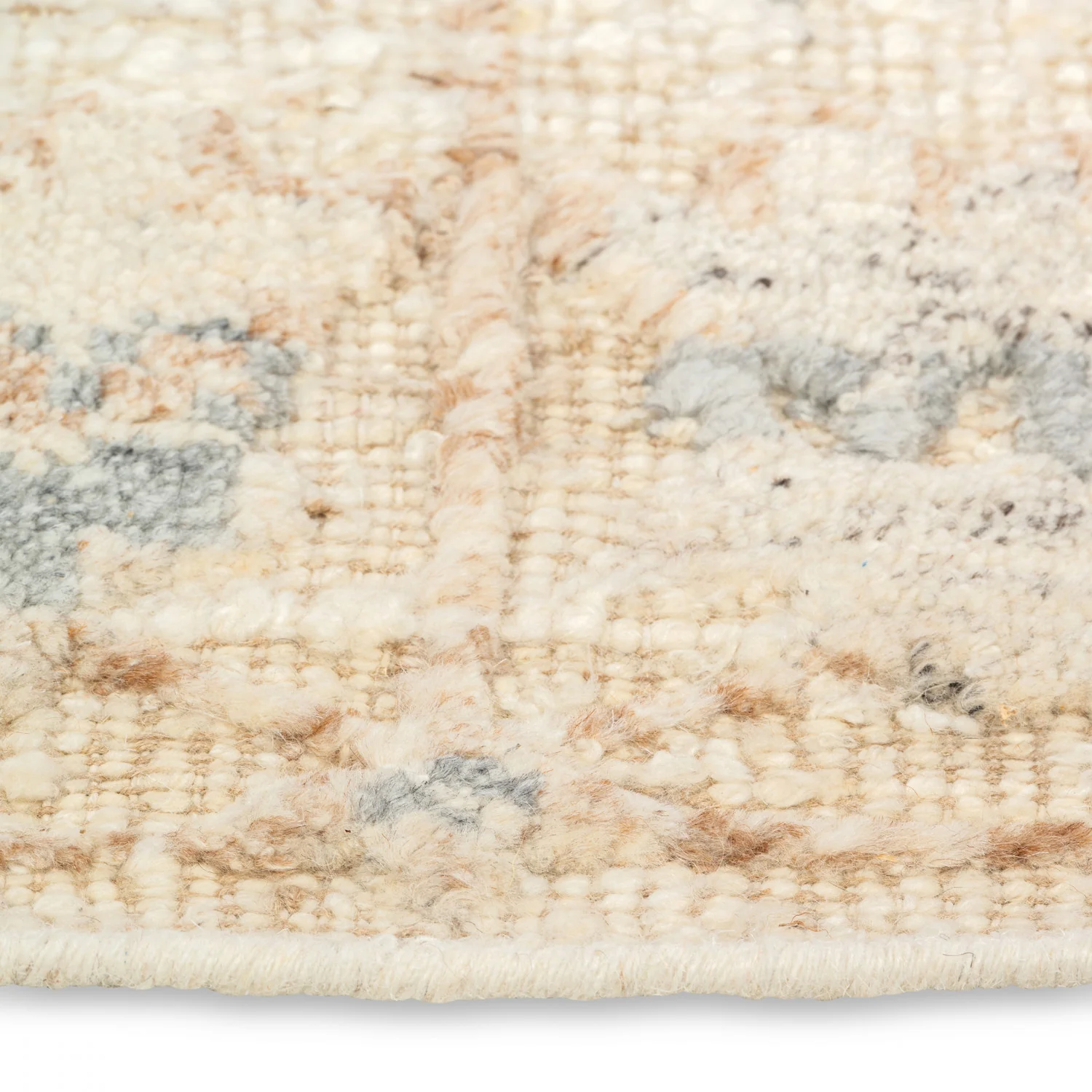 Ethos Hand-Knotted Rug - 5' x 8' - Beige/Blue - Image 2