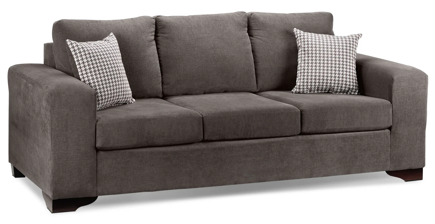Fava Sofa and Chair Set - Grey - Image 3