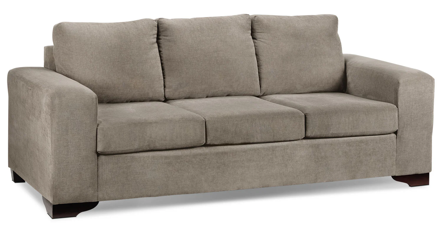 Fava Sofa and Loveseat Set - Pewter - Image 2
