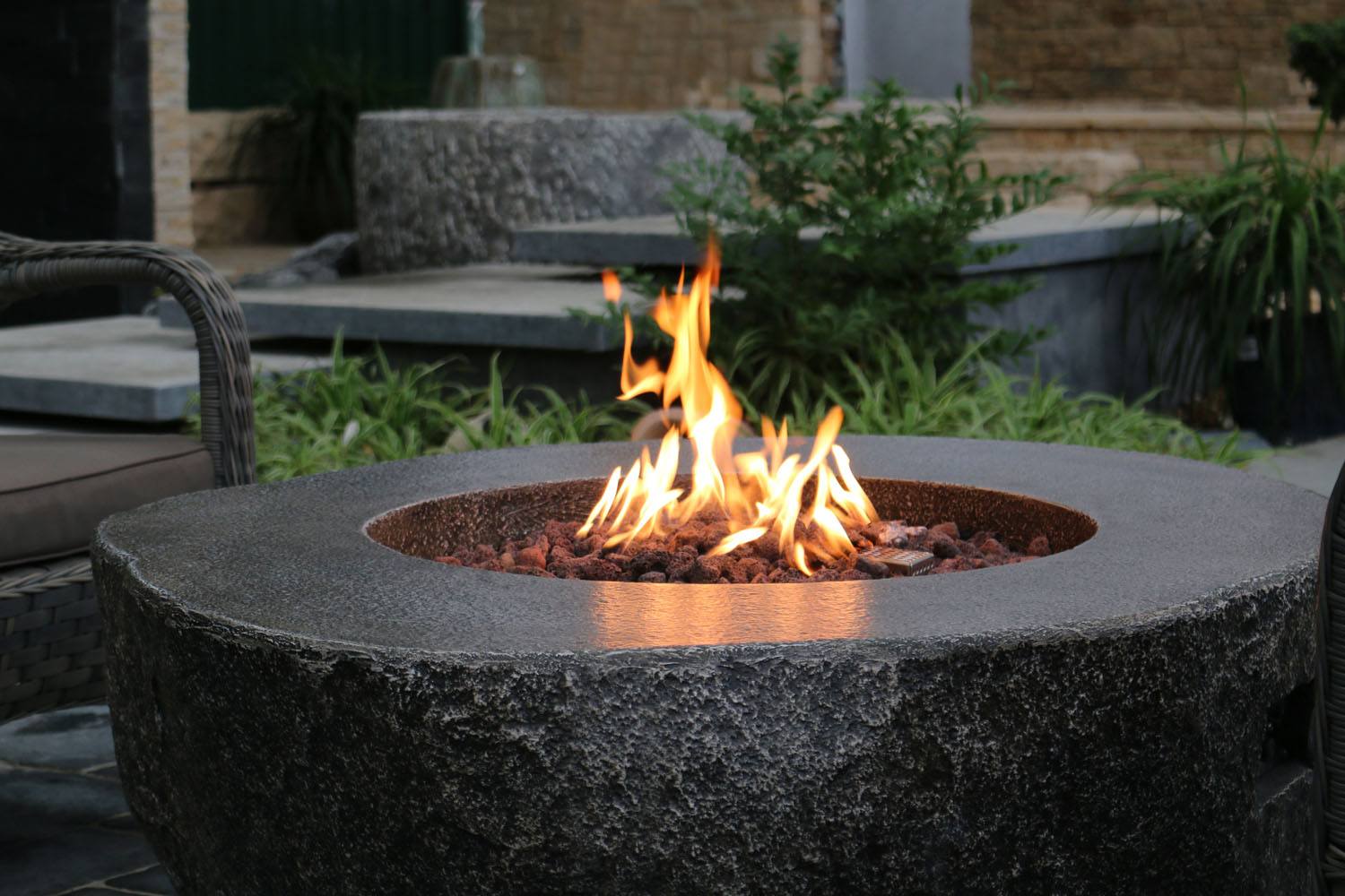 Fiery Vesuvius Fire Table - Natural Gas - Image 2