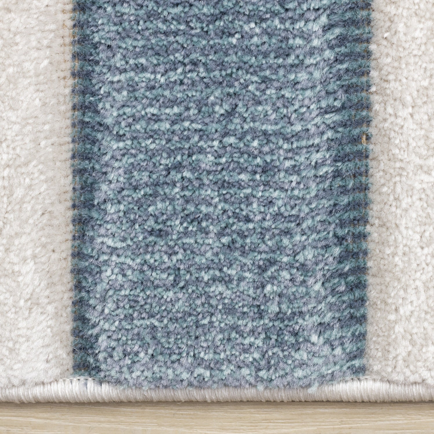 Finley Modern Geometric Area Rug - 5' X 8' - Blue/White - Image 10