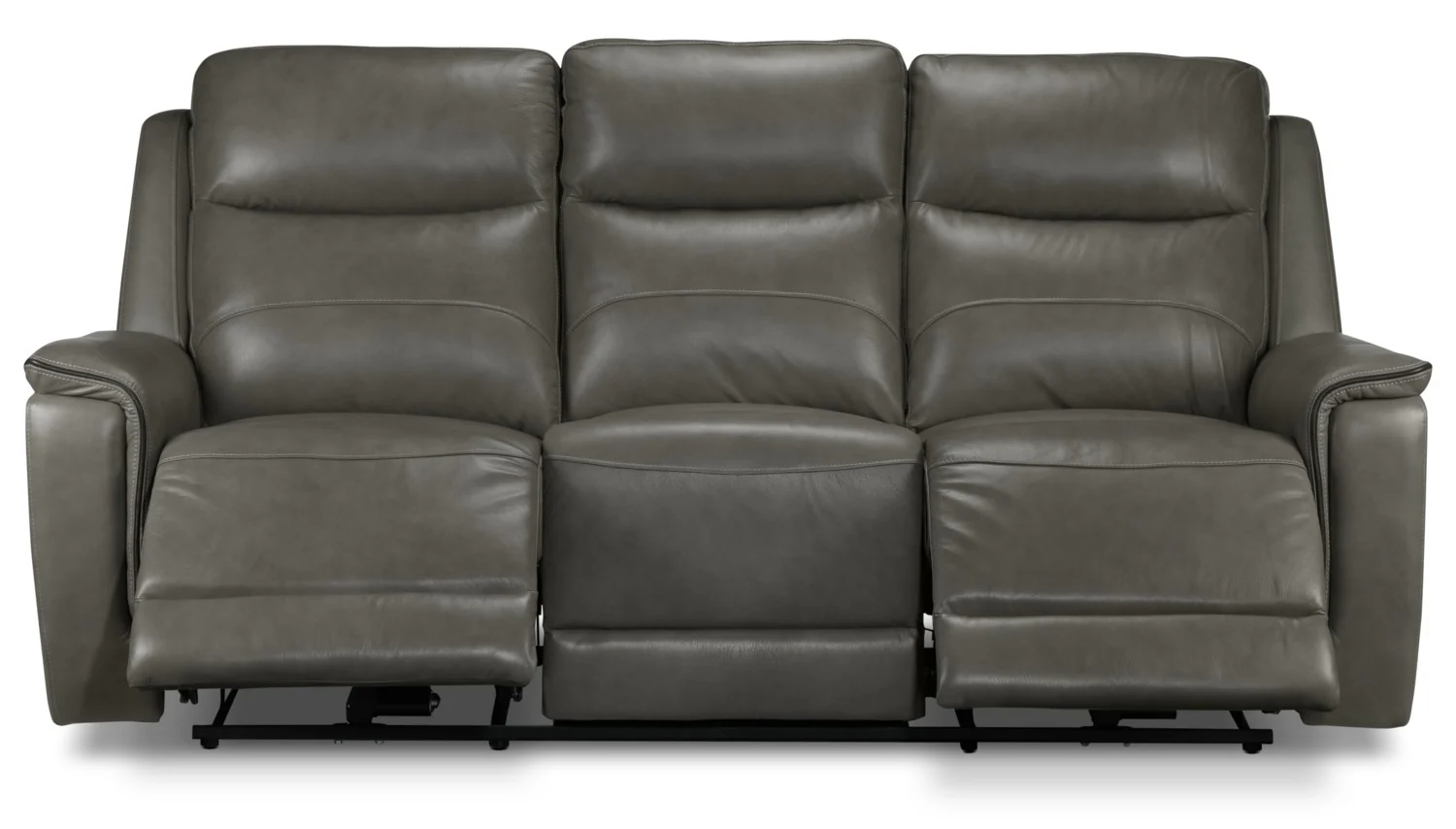 Firenze Power Reclining Sofa - Grey - Image 4