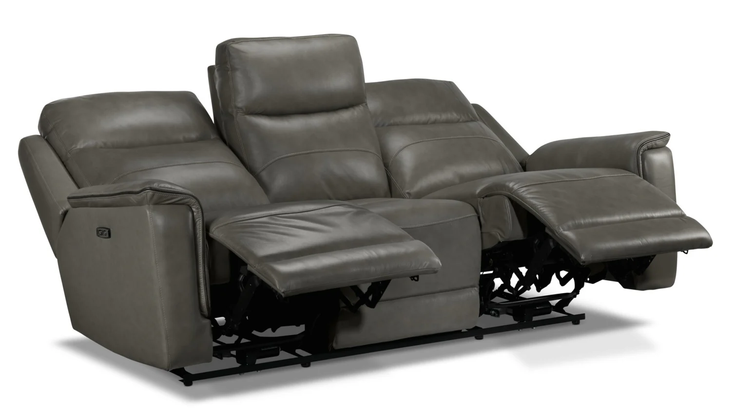 Firenze Power Reclining Sofa - Grey - Image 5