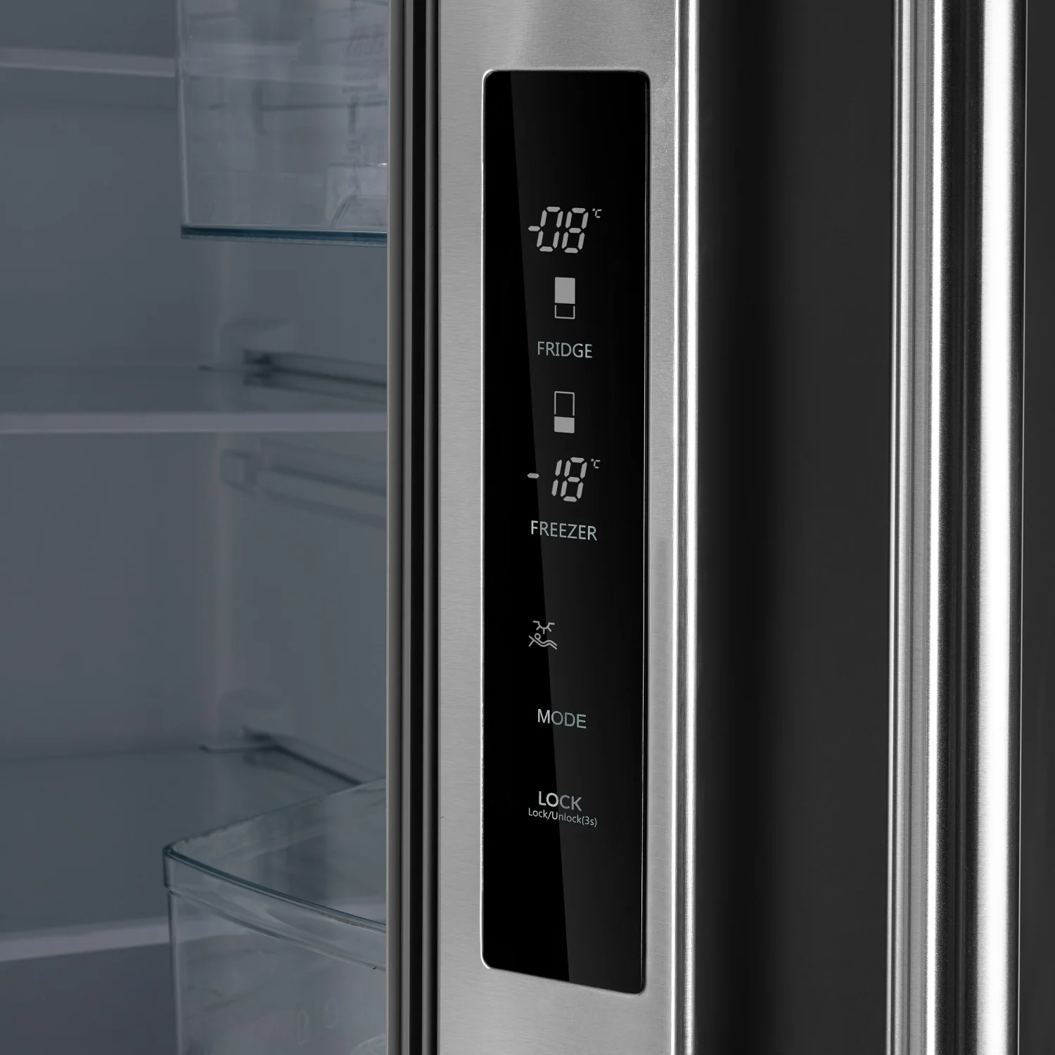 Forno Gallipoli 30" 17.5 Cu.Ft. Stainless Steel French Door Refrigerator - FFFFD1974-35MG - Image 5