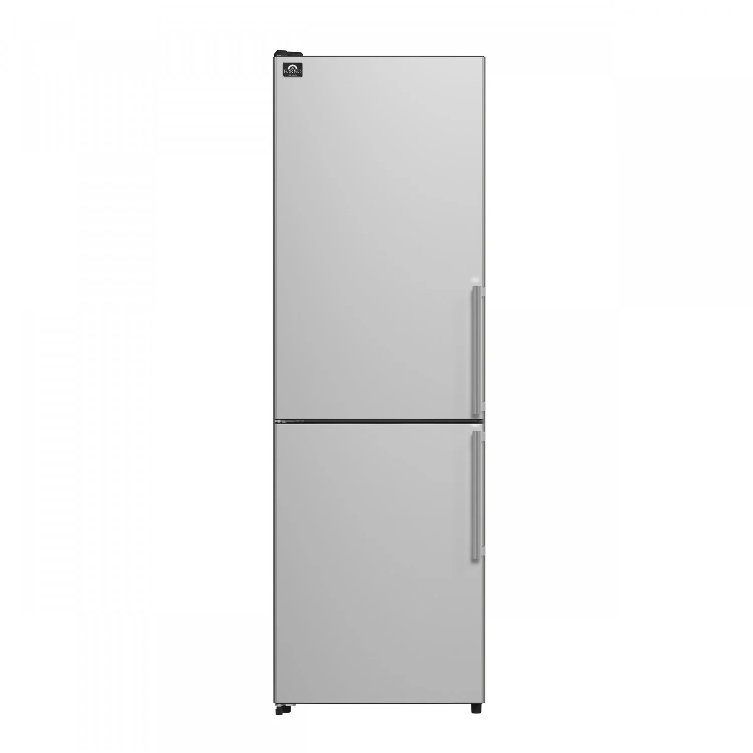 Forno Guardia 23.4" 10.8 Cu.Ft. Stainless Steel Bottom Freezer Refrigerator with Left Swing Door - FFFFD1778-24LS