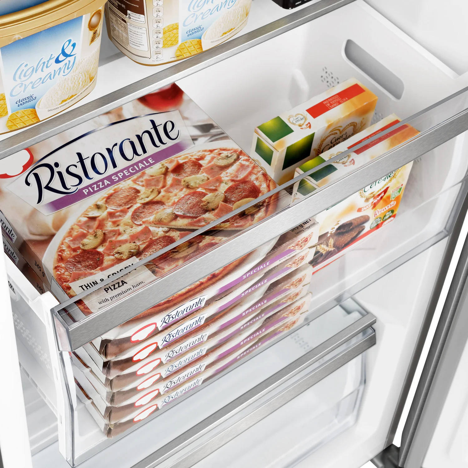 Forno Maderno 28" Stainless Steel Built-in Convertible Refrigerator/Freezer with Right Swing Door (13.6 Cu. Ft.) - FFFFD1722-32RSG - Image 8