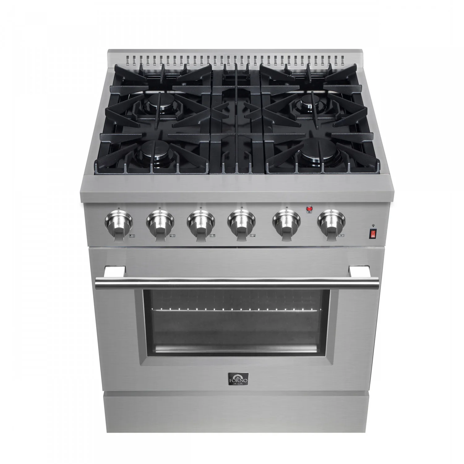 Forno Marco 30" Stainless Steel Dual Fuel Range with True Convection (4.32 Cu. Ft.) - FFSGS6197-30 - Image 2