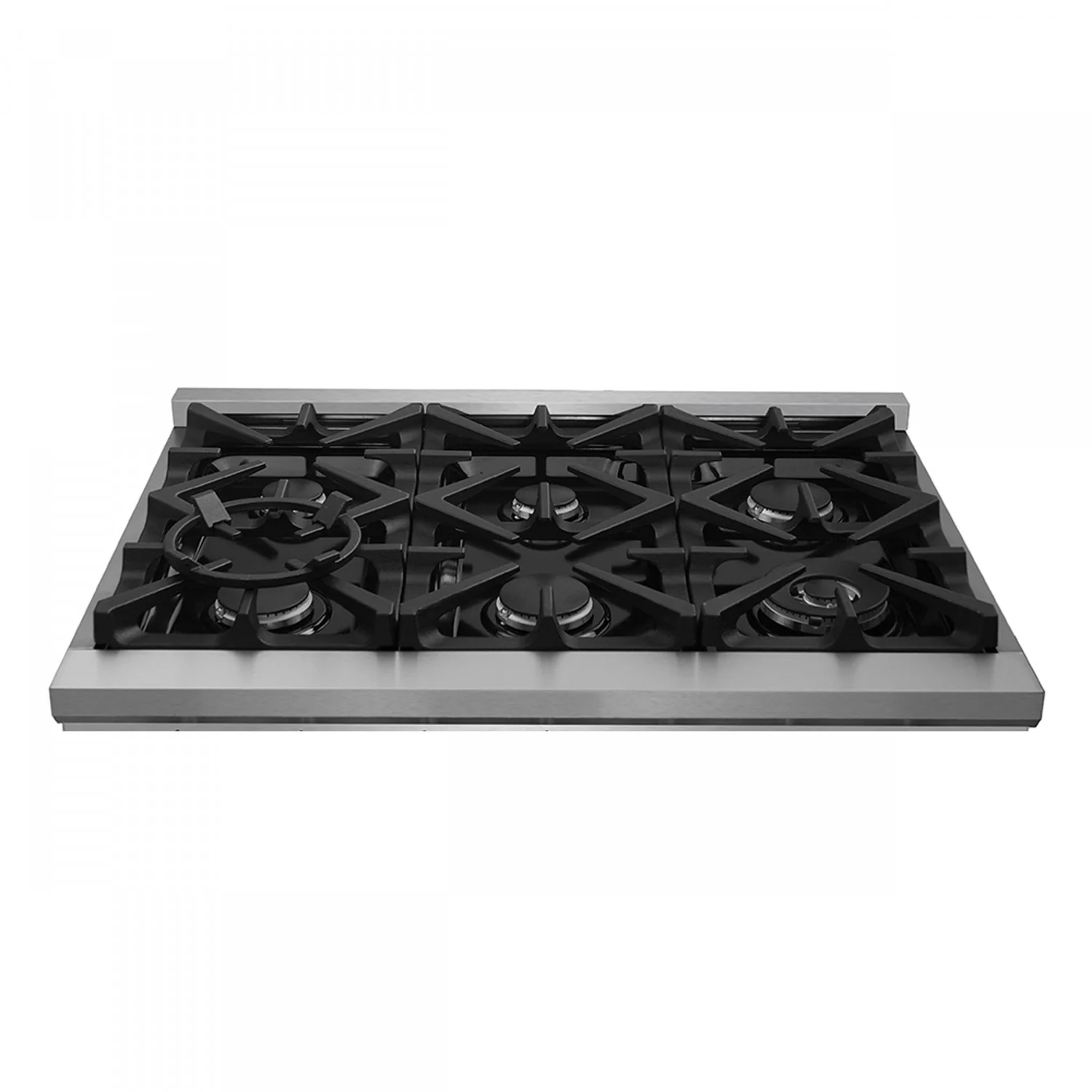 Forno Massimo 36" Stainless Steel Dual Fuel Range with True Convection and Air Fry (5.36 Cu. Ft.) - FFSGS6125-36 - Image 8