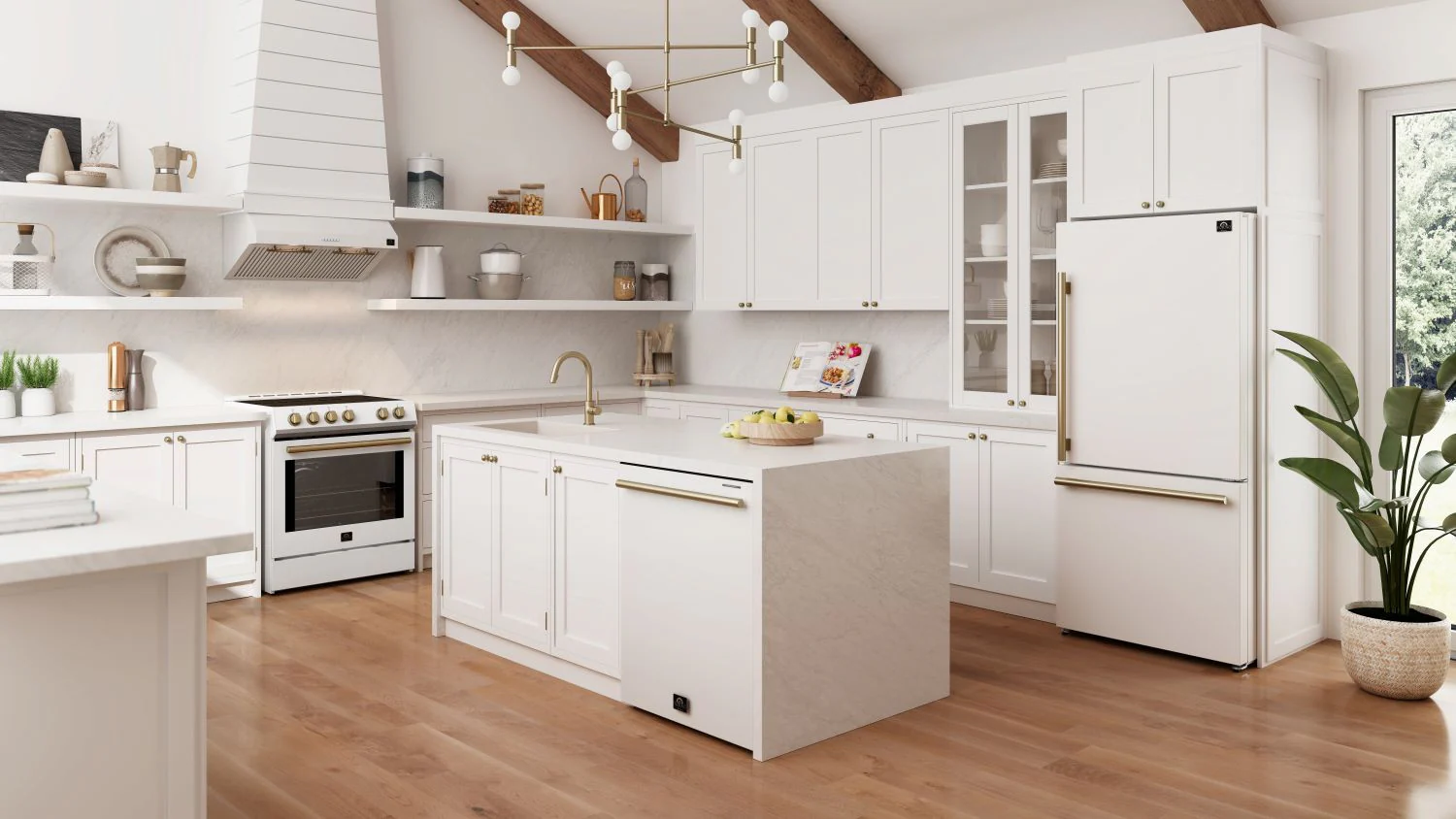 Forno Pozzo White Built-in Top Control Dishwasher (49 dBa) - FDWBI8067-24WHT - Image 8
