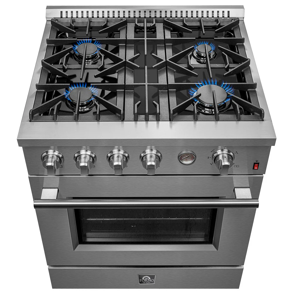 Forno Premium Stainless Steel Kitchen Package with French Door Refrigerator and Gas Range - FBDL-021-02CAUS - Image 4