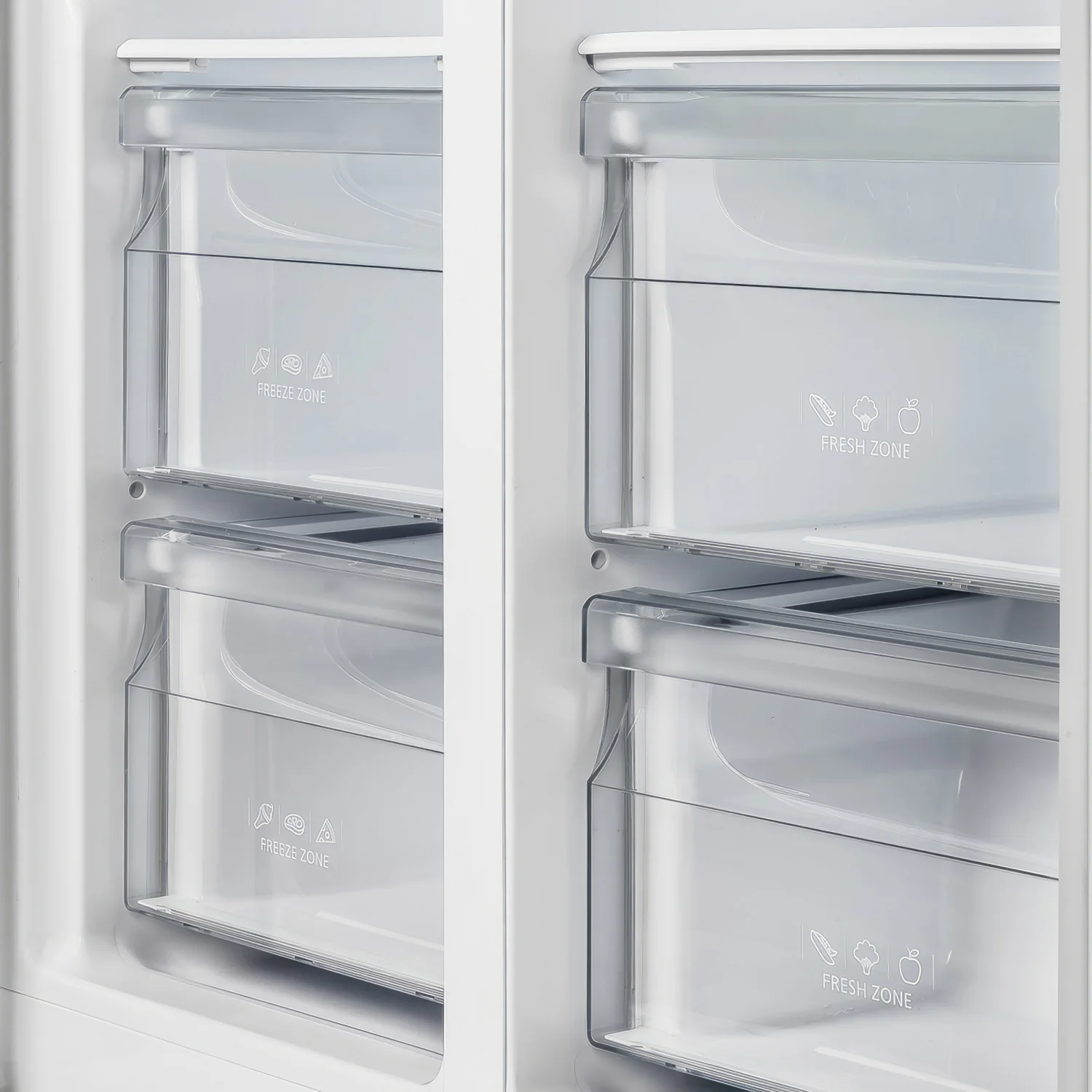 Forno Salerno 33" 15.6 Cu.Ft. Stainless Steel Built-in Side-by-Side Refrigerator - FFRBI1805-37MG - Image 8