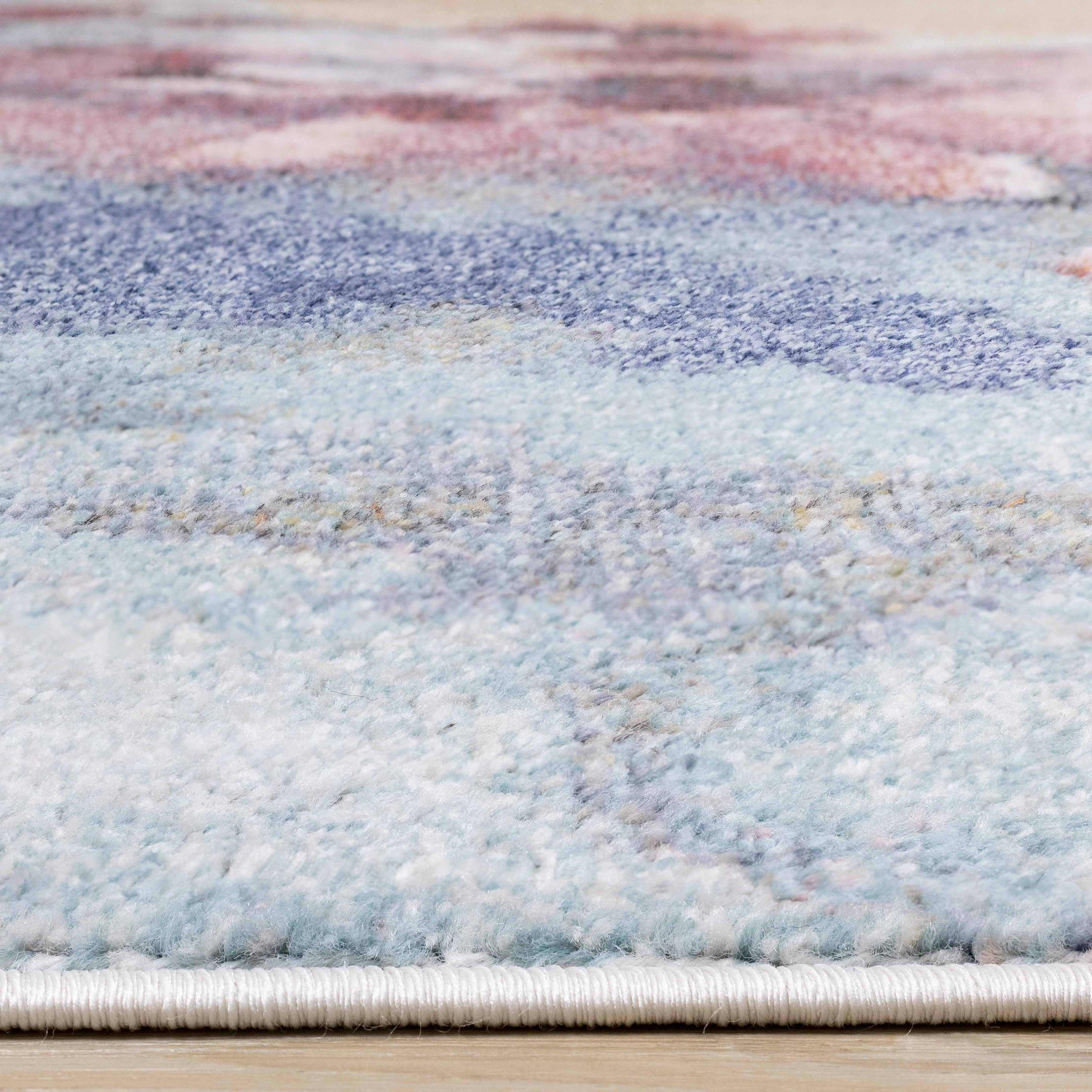 Fresco 5'3" x 7'7" Cherry Blossom Area Rug - Image 9