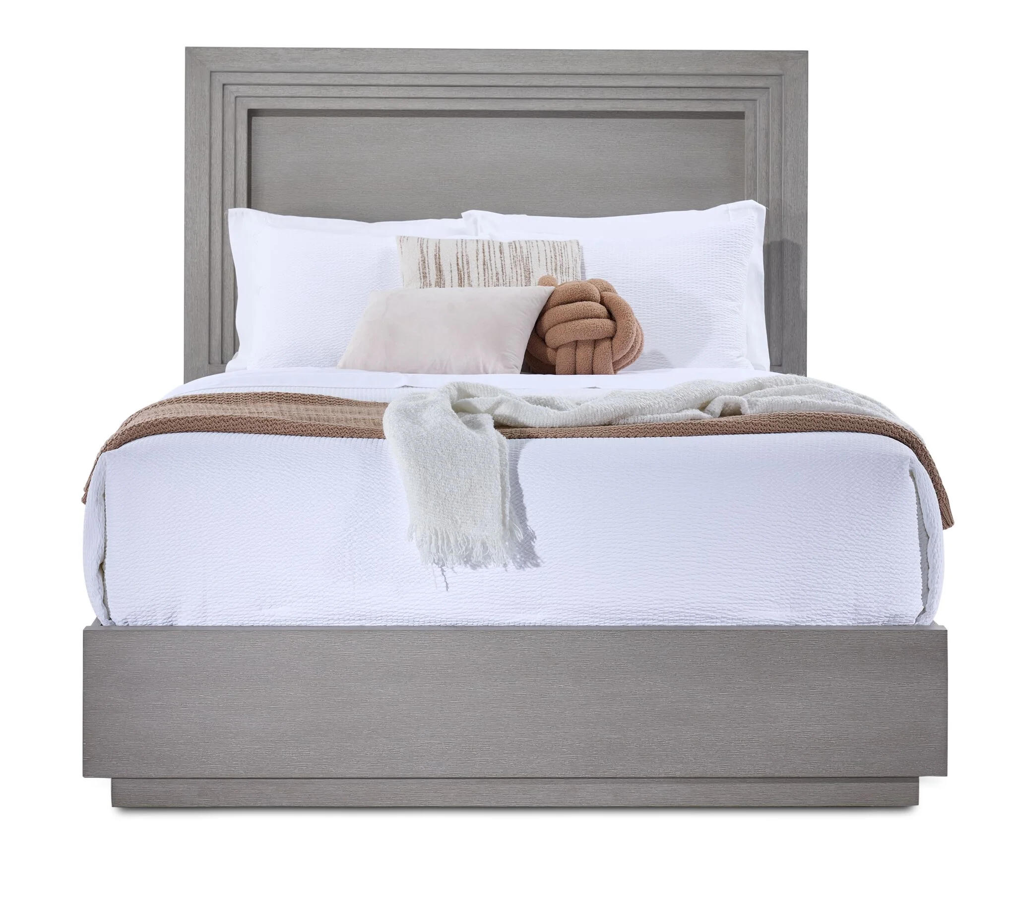 Fresh Perspective Cascade 3-Piece King Panel Bed - Dovetail Grey - Image 3
