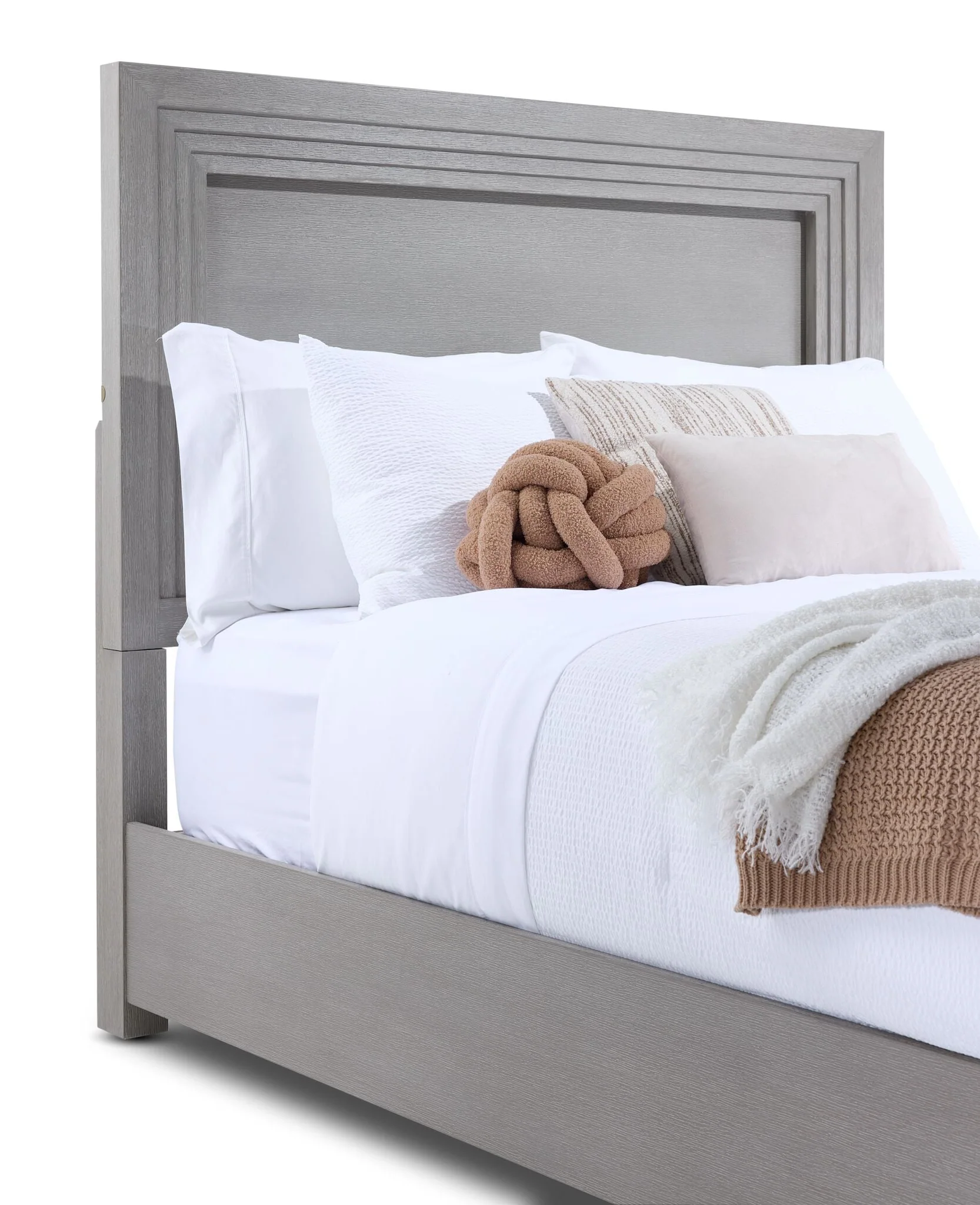Fresh Perspective Cascade 3-Piece King Panel Bed - Dovetail Grey - Image 5