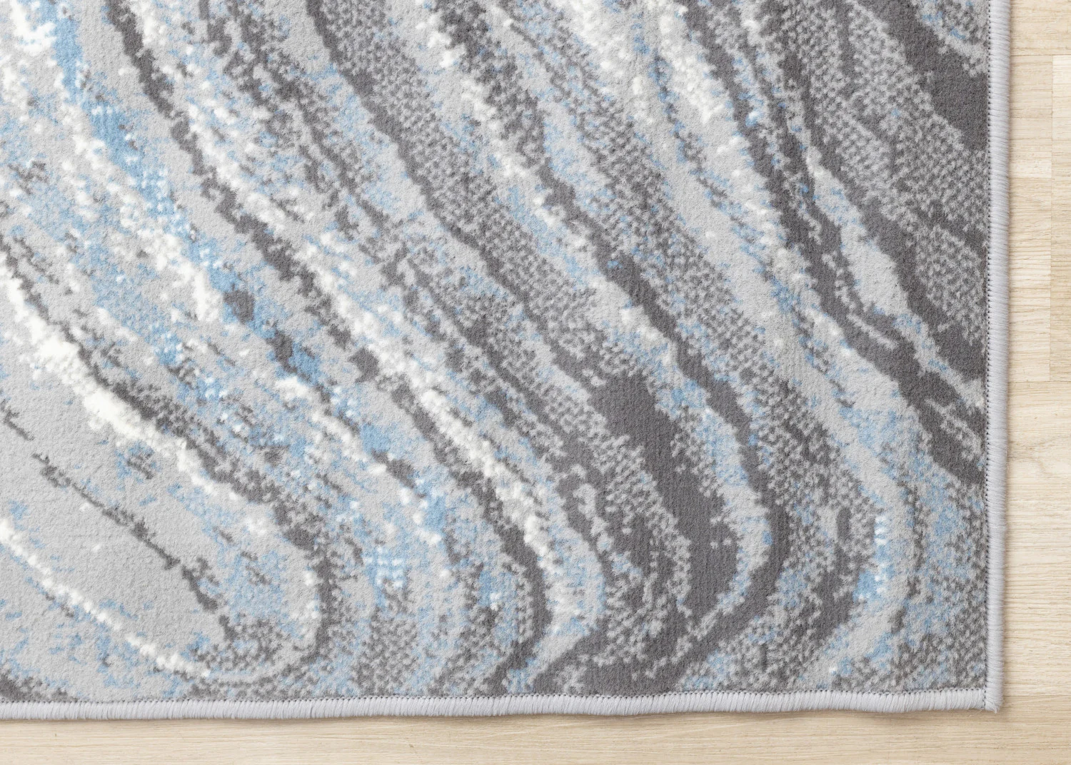 Functional Modern Area Rug - 8' X 11' - Blue/Grey - Image 6