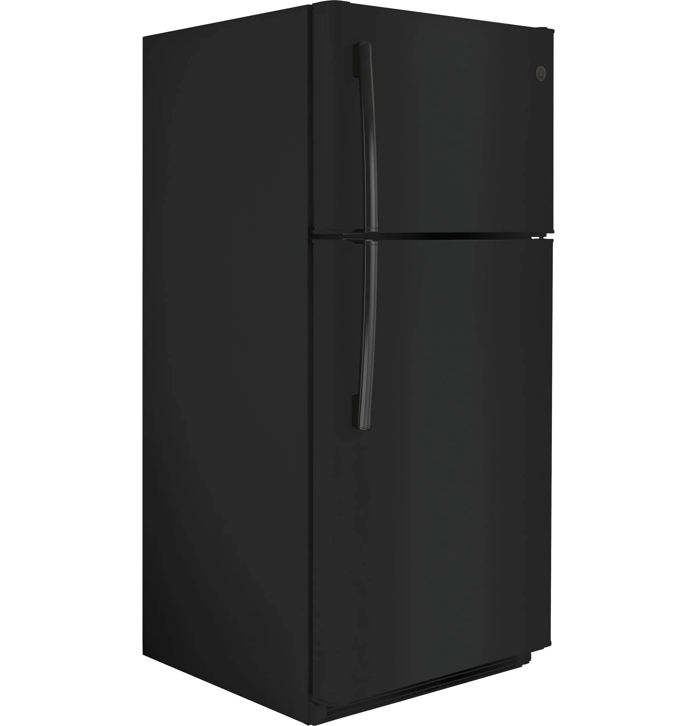 GE 29.75" 18 Cu. Ft. Black Top-Freezer Refrigerator - GTE18FTLKBB - Image 2