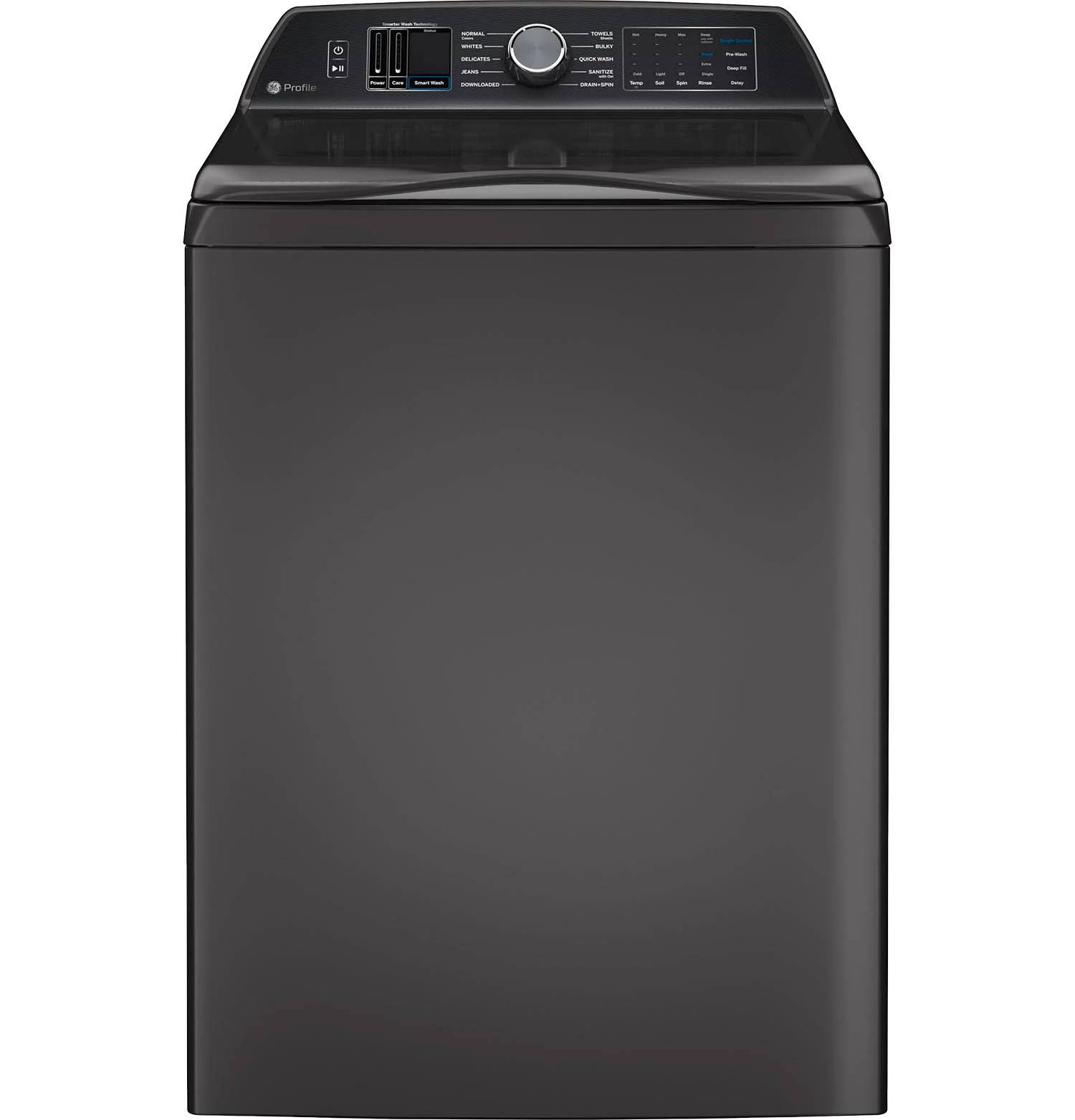 GE Profile Diamond Grey Top Load Washer with Smarter Wash Technology (6.2 Cu. Ft)- PTW700BPTDG