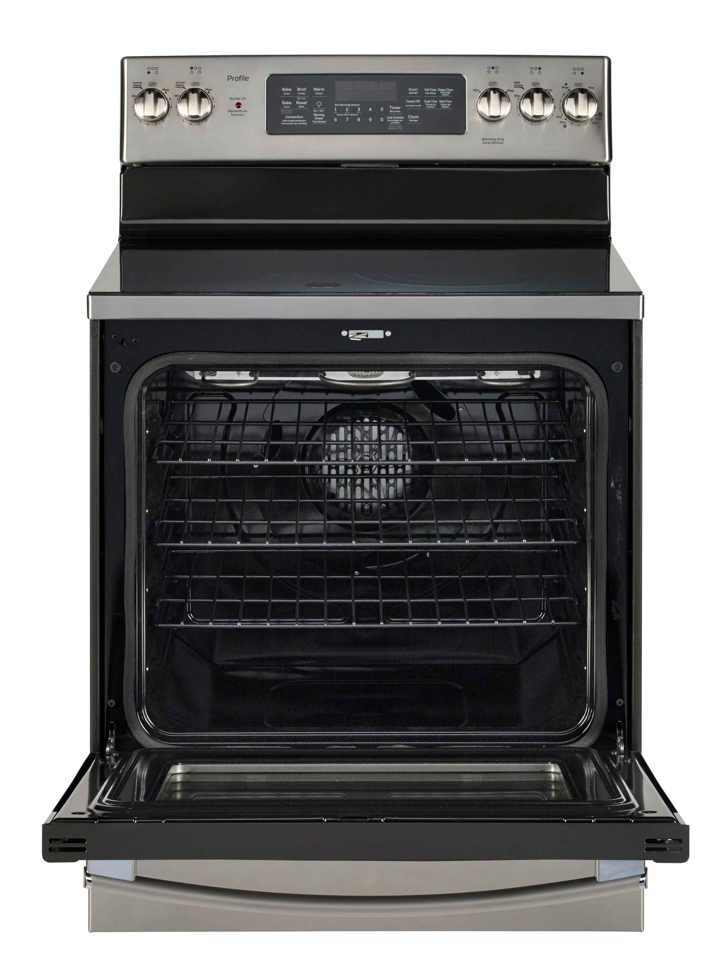 GE Profile Stainless Steel 30" Freestanding Electric Range (6.2 Cu.Ft.) - PCB940YKFS - Image 3