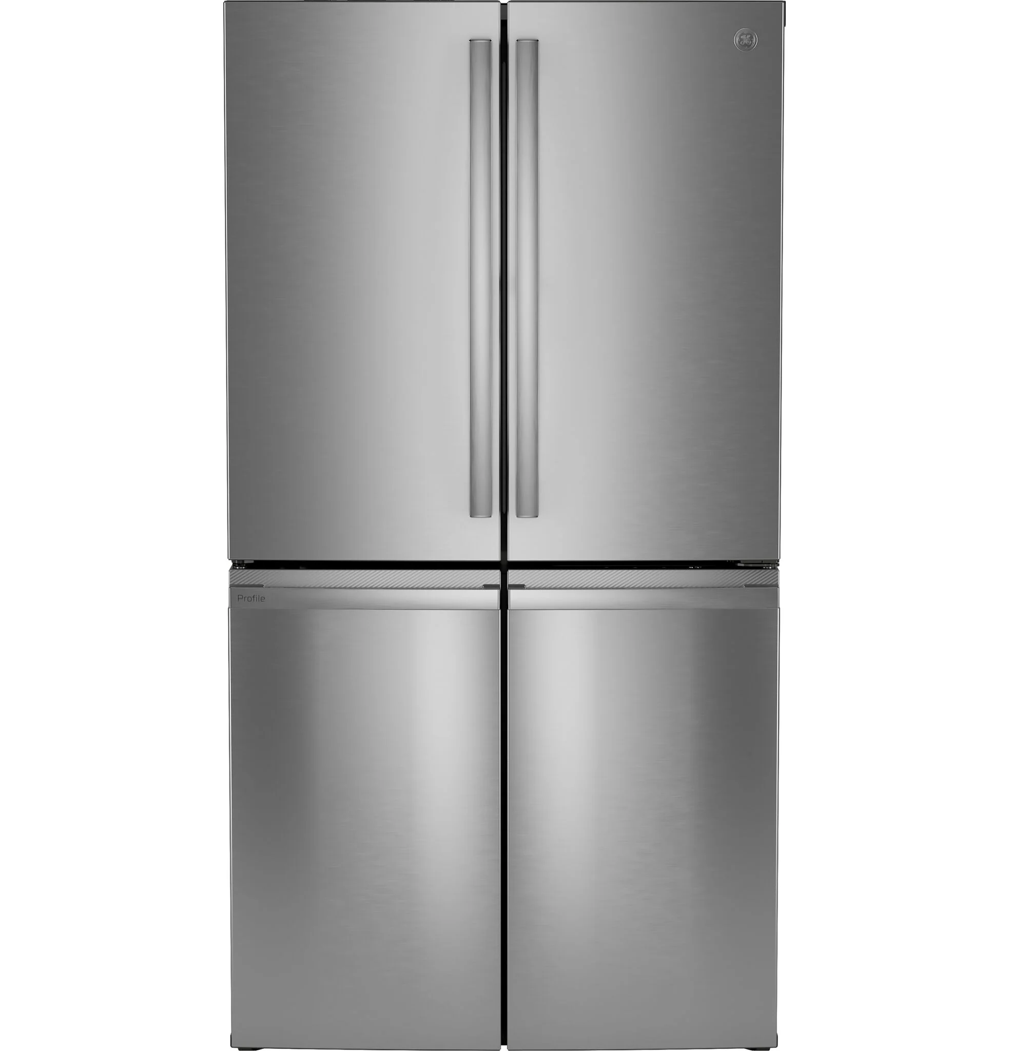 GE Profile 35.75" 28.4 Cu. Ft. Stainless Steel 4-Door French Door Refrigerator - PAD28BYTFS