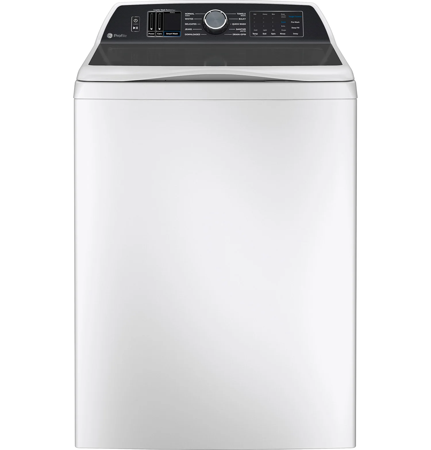 GE Profile White Top Load Washer with Smarter Wash Technology (6.2 Cu. Ft) - PTW705BSTWS