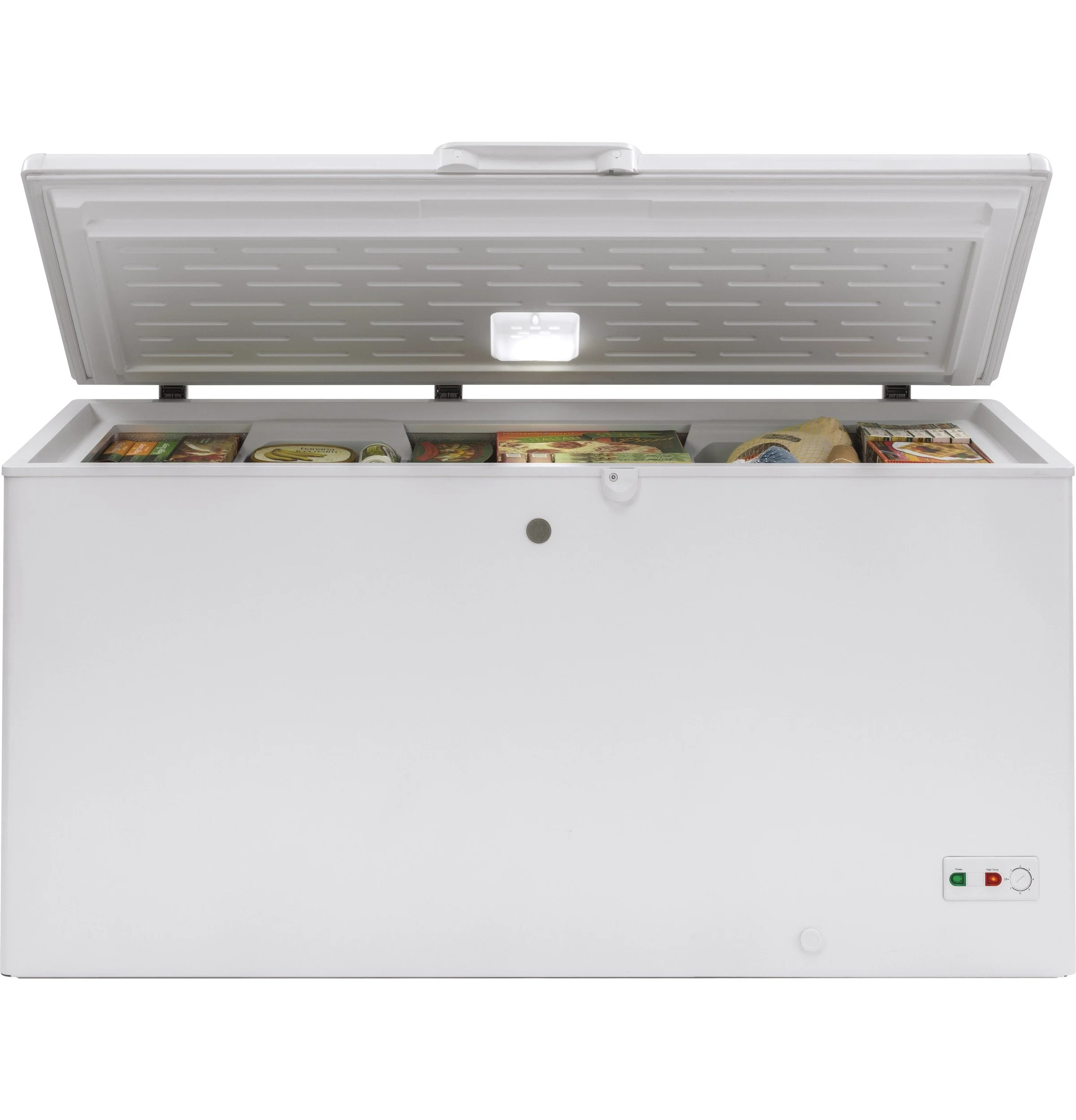 GE White Manual Defrost Chest Freezer (15.7 Cu. Ft.) - FCM16SLWW - Image 7