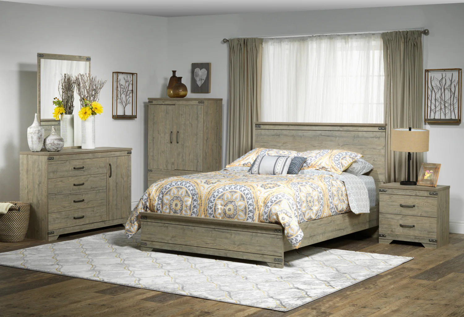 Gramado Armoire - Weathered Oak - Image 2