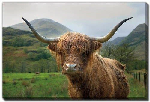 Guardian of the Glen Wall Art - Brown/Green - 30 X 45