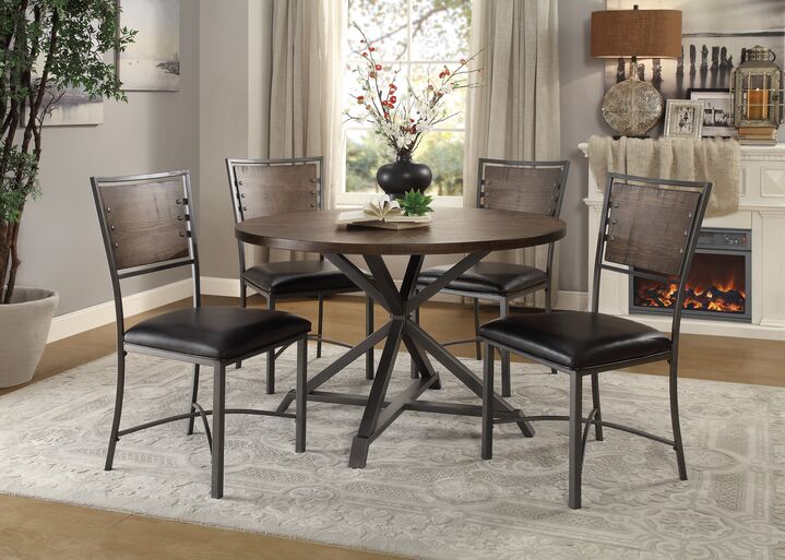 Hailey Dining Table - Brown - Image 3