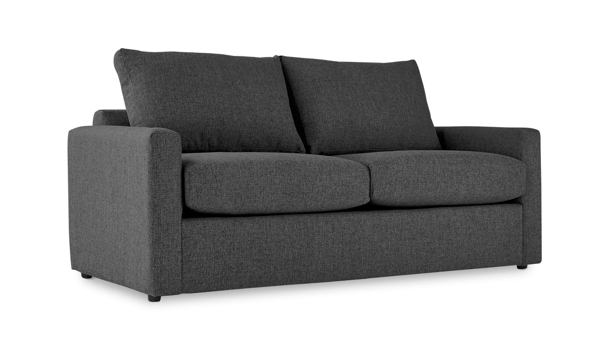 Harper Full Sofa Bed with Memory Foam Mattress - Charcoal - Image 3