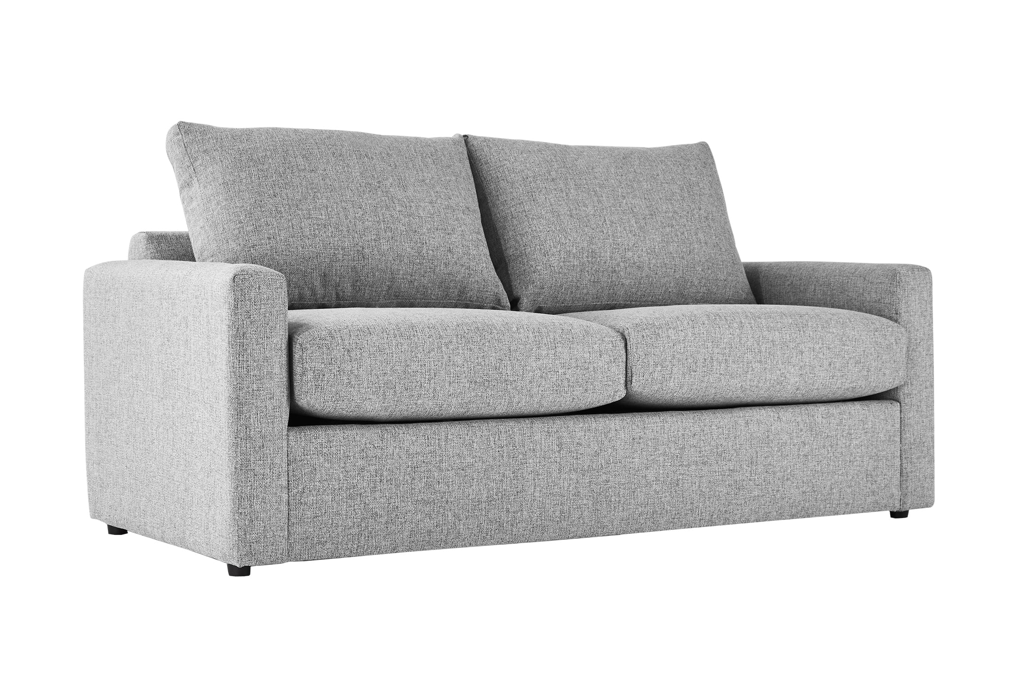 Harper Full Sofa Bed with Memory Foam Mattress - Grey - Image 3