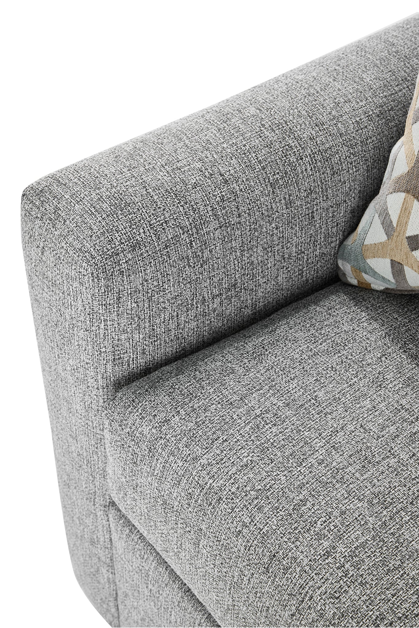 Harper Full Sofa Bed with Memory Foam Mattress - Grey - Image 5