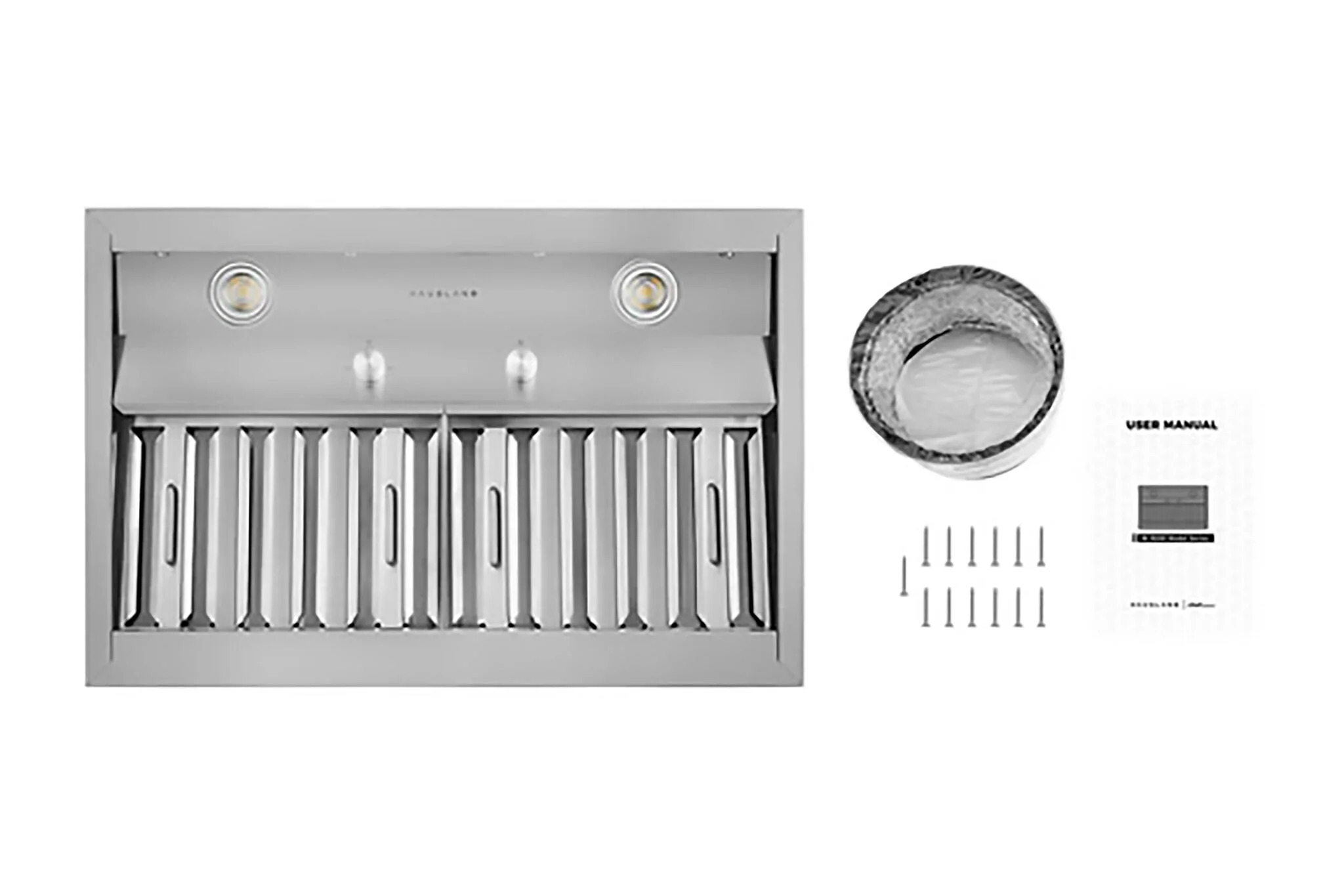 Hauslane Stainless Steel 30" 800 CFM Range Hood Insert - IN-R200SS-30 - Image 3