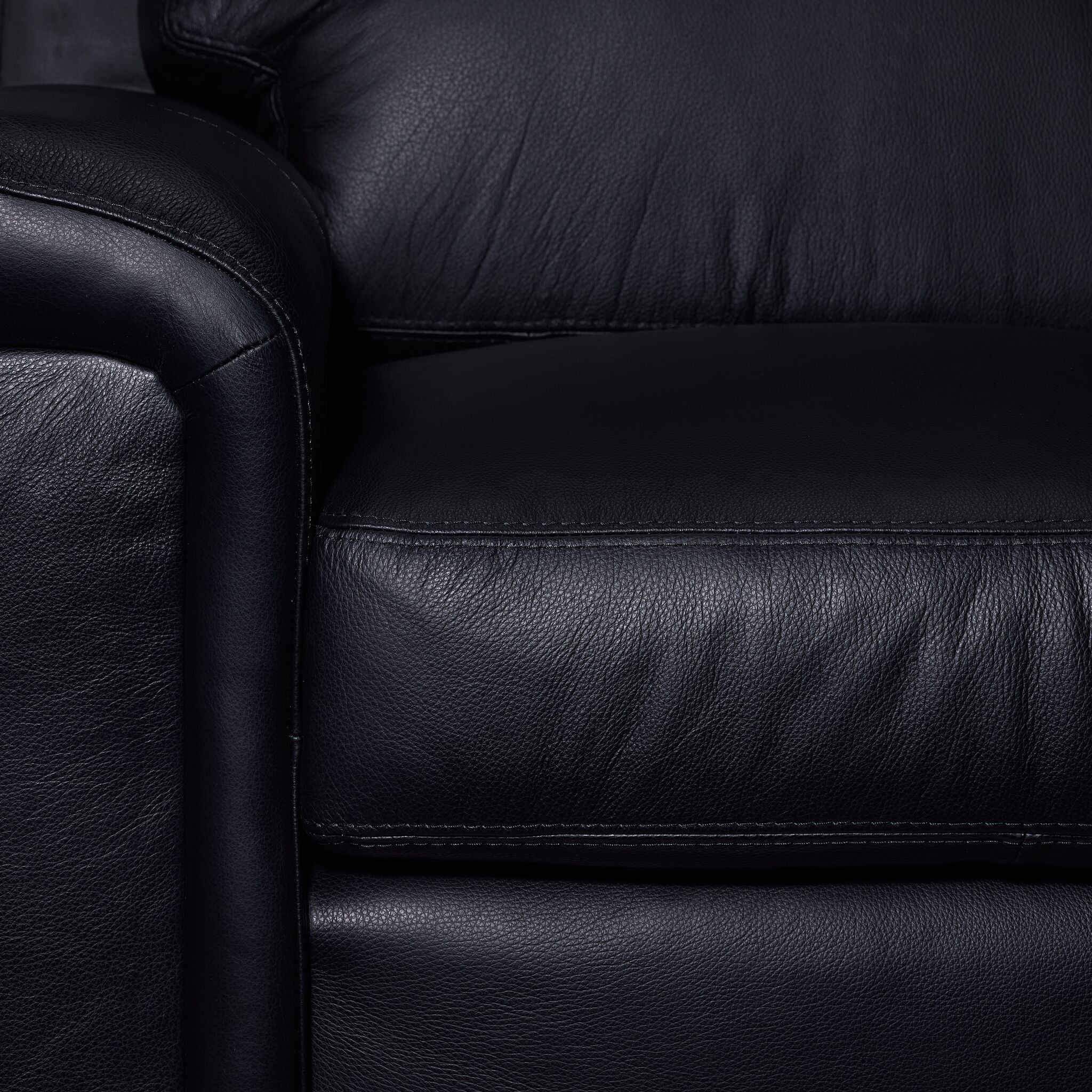 Icon Leather Chair - Black - Image 3