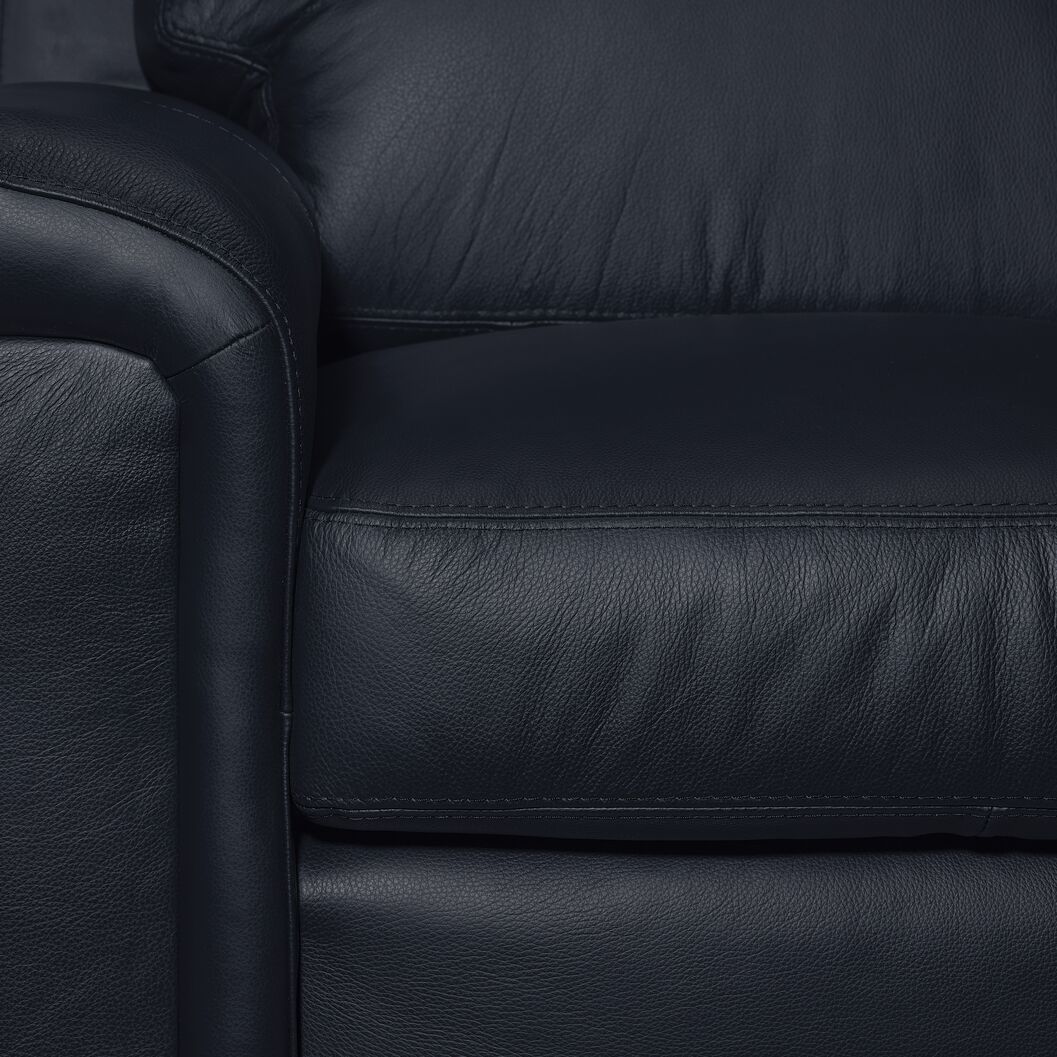 Icon Leather Chair - Navy - Image 3