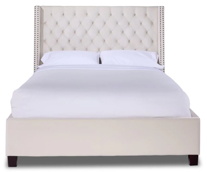 Jaden 3-Piece Queen Bed - Cream - Image 3