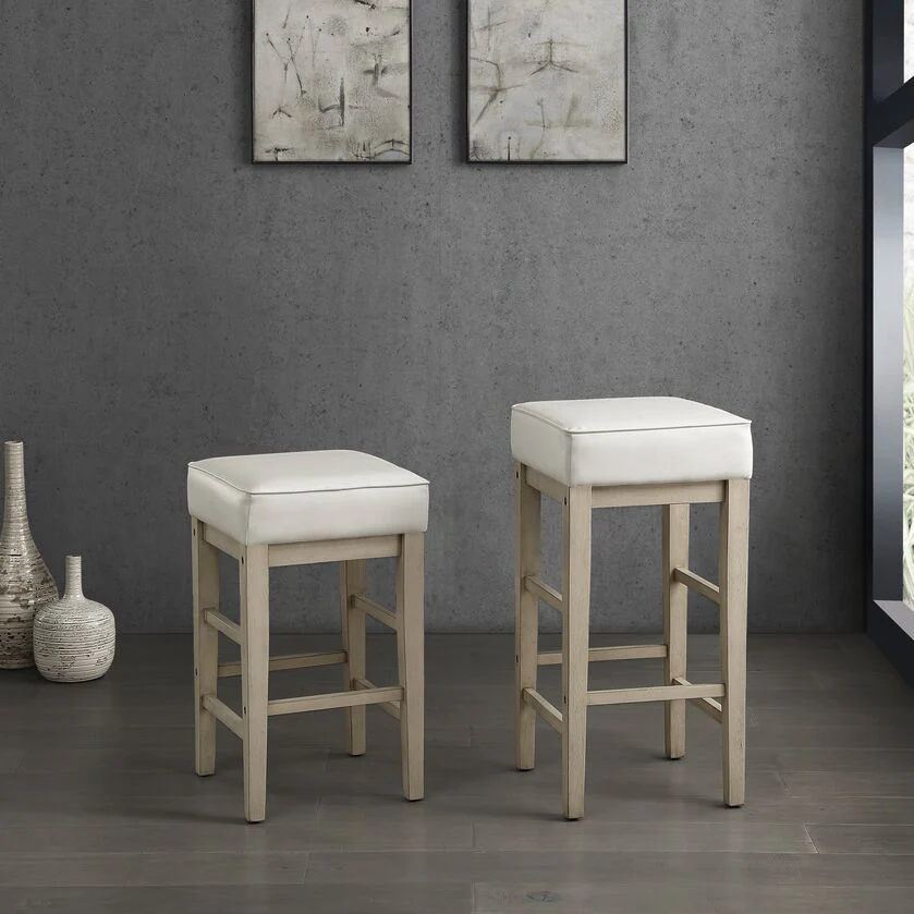 Jose Counter Height Stool - White - Image 3