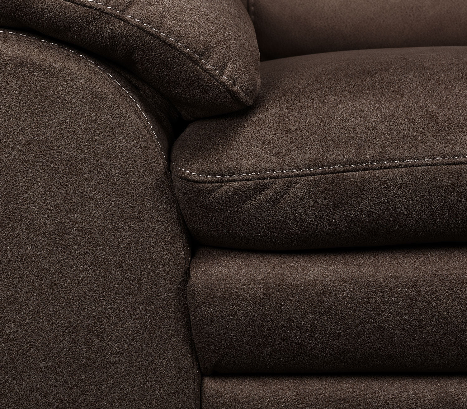 Kelleher Sofa and Chair Set - Walnut - Image 4