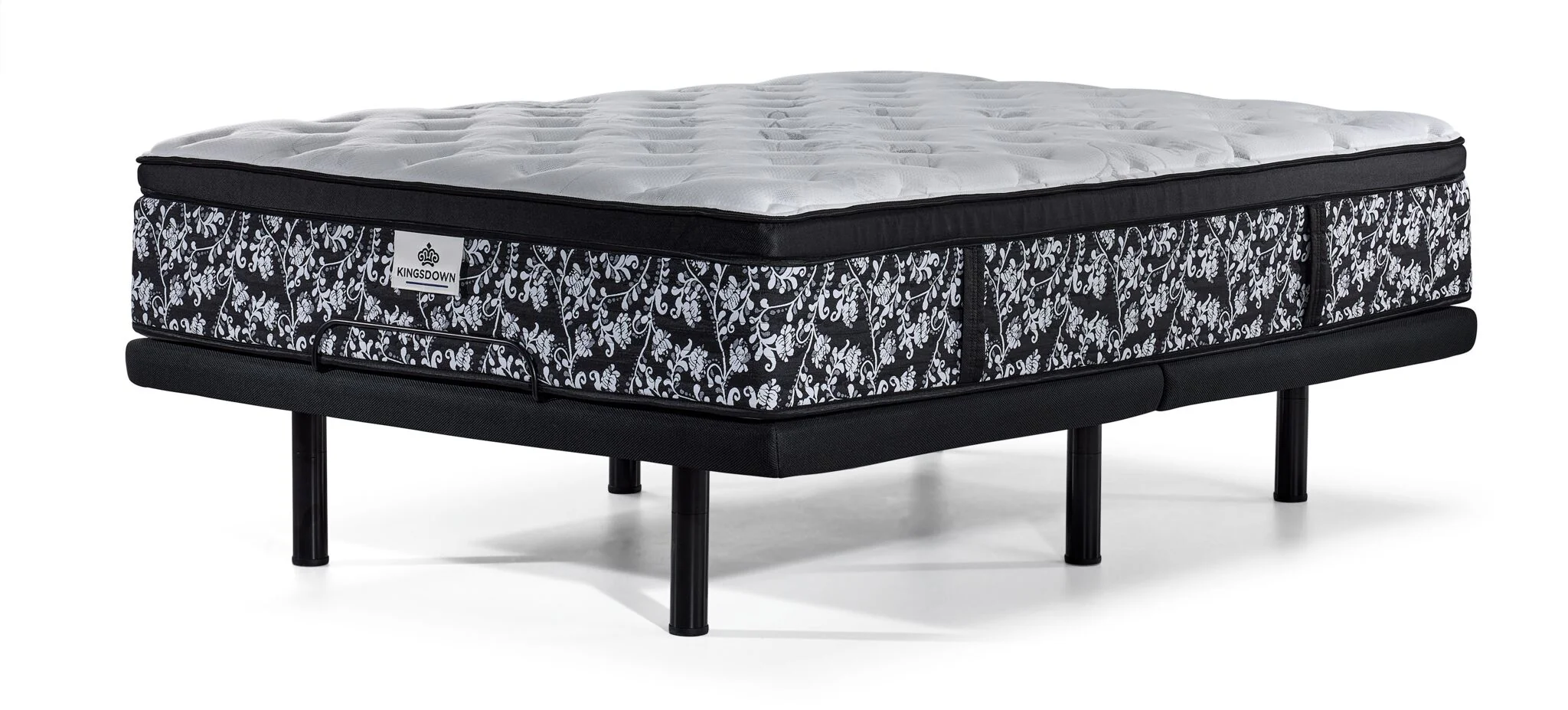 Kingsdown Regalia Queen Euro Top Firm Mattress and L2 Motion Pro Adjustable Base - Image 2