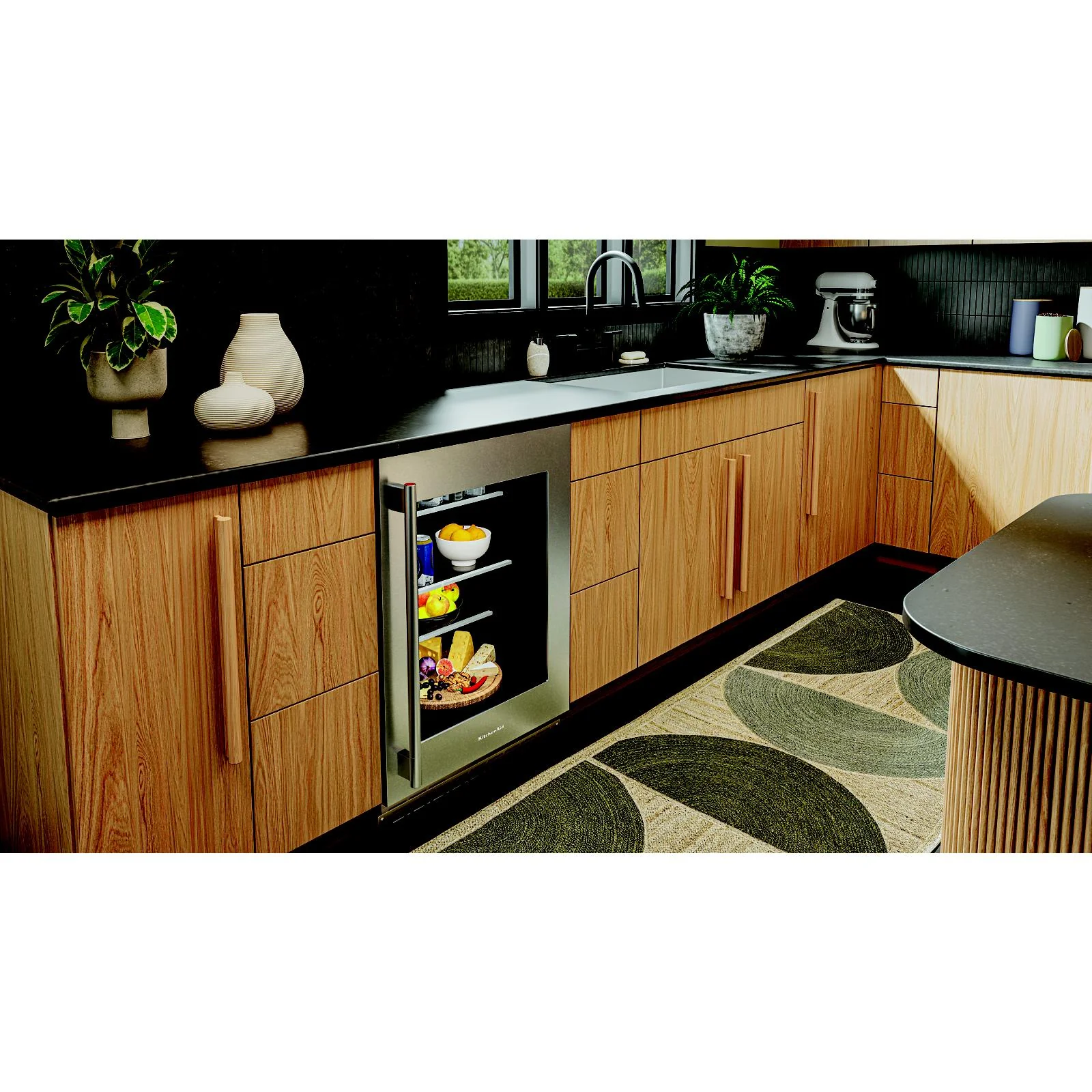 KitchenAid 24" 5.2 Cu. Ft. PrintShield Stainless Steel Undercounter Refrigerator - KURR524SPS - Image 2
