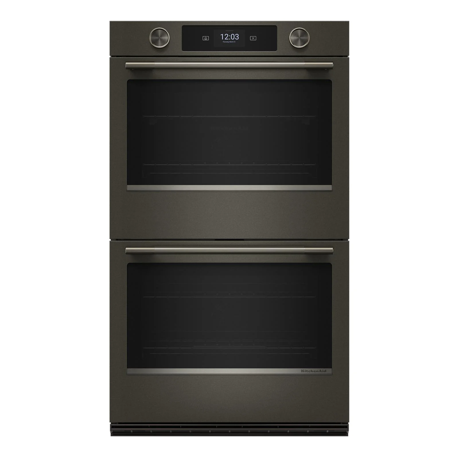 KitchenAid Black Ore 30" Double Wall Oven (10 Cu. Ft) - KOED730SBE